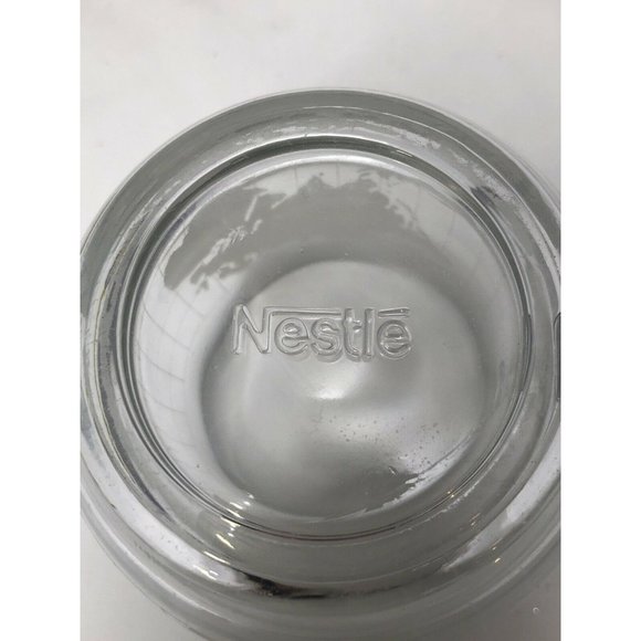 Vintage 1970's Nestle Nescafe Clear Glass Globe World Cup Mug Coffee Tea - Picture 5 of 5